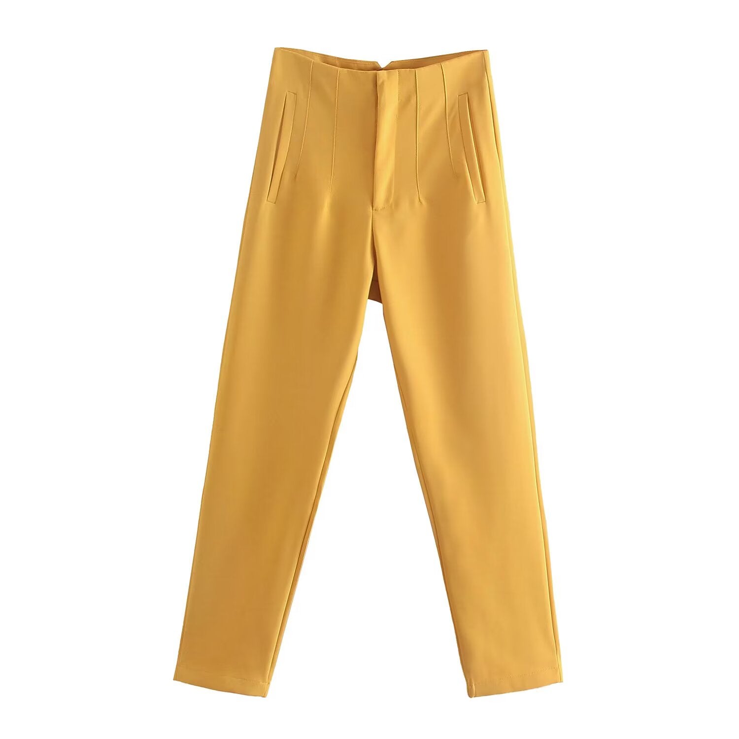 2026 Women's multi-color pleated high waisted pants