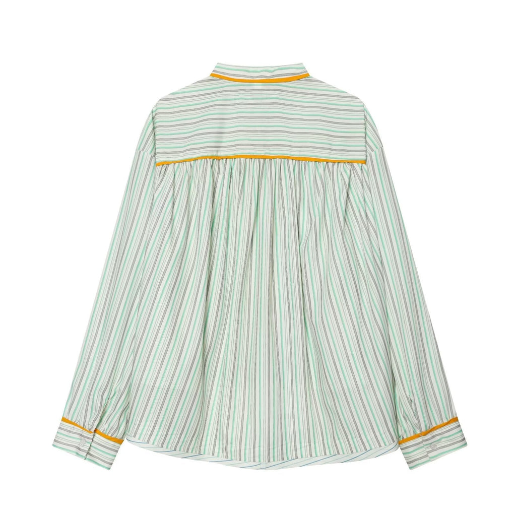 suit Women's 2 pieces casual sleepwear style striped shirt+Pants