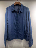 Women's Spring and Autumn Thin Lapel Embroidered Denim Long Sleeve Jacket