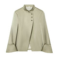 Women's casual semi high neck Blazer Coat
