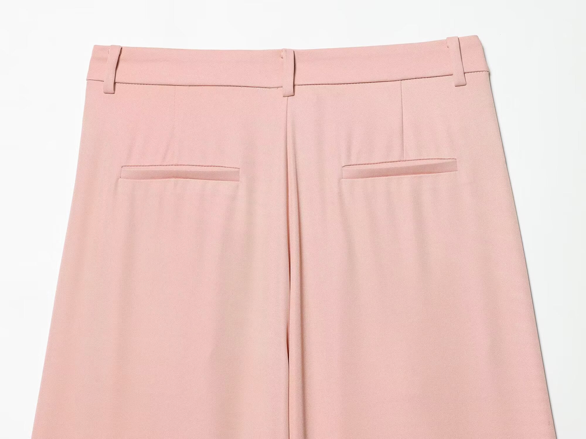 Women's loose pleated wide leg pants
