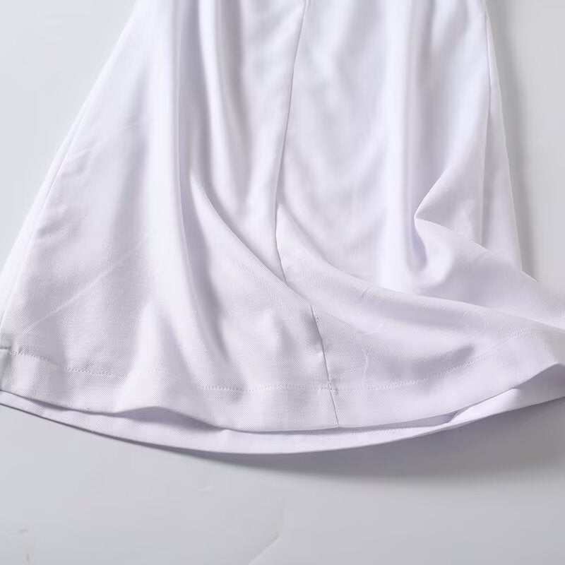 2026 Women's sleeveless linen blend pleated dress