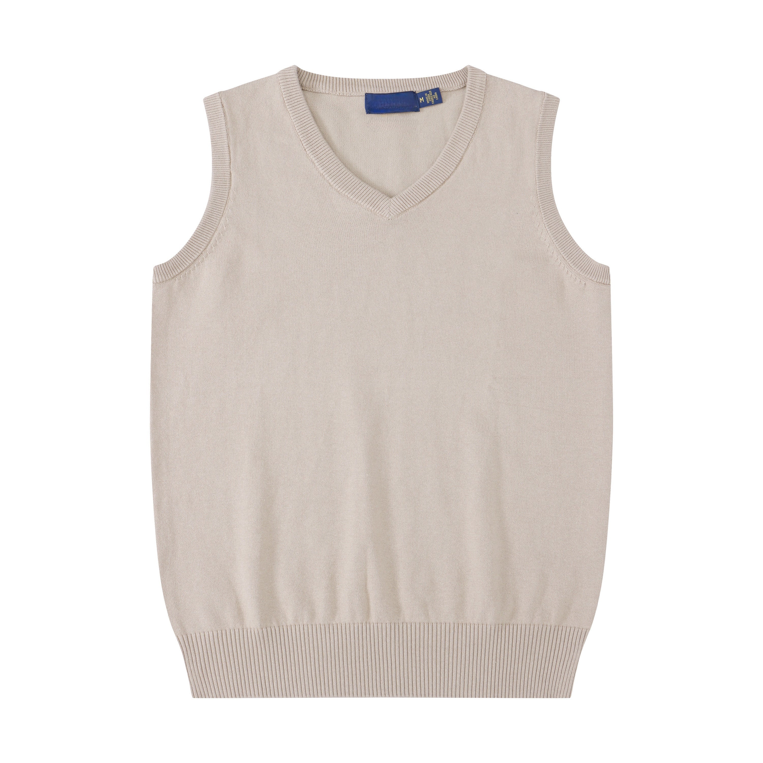 New style casual versatile thin embroidered V-neck knitted vest for men and women