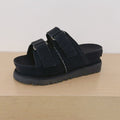 Women's 2026 new fashion wearing platform sandals and slippers.