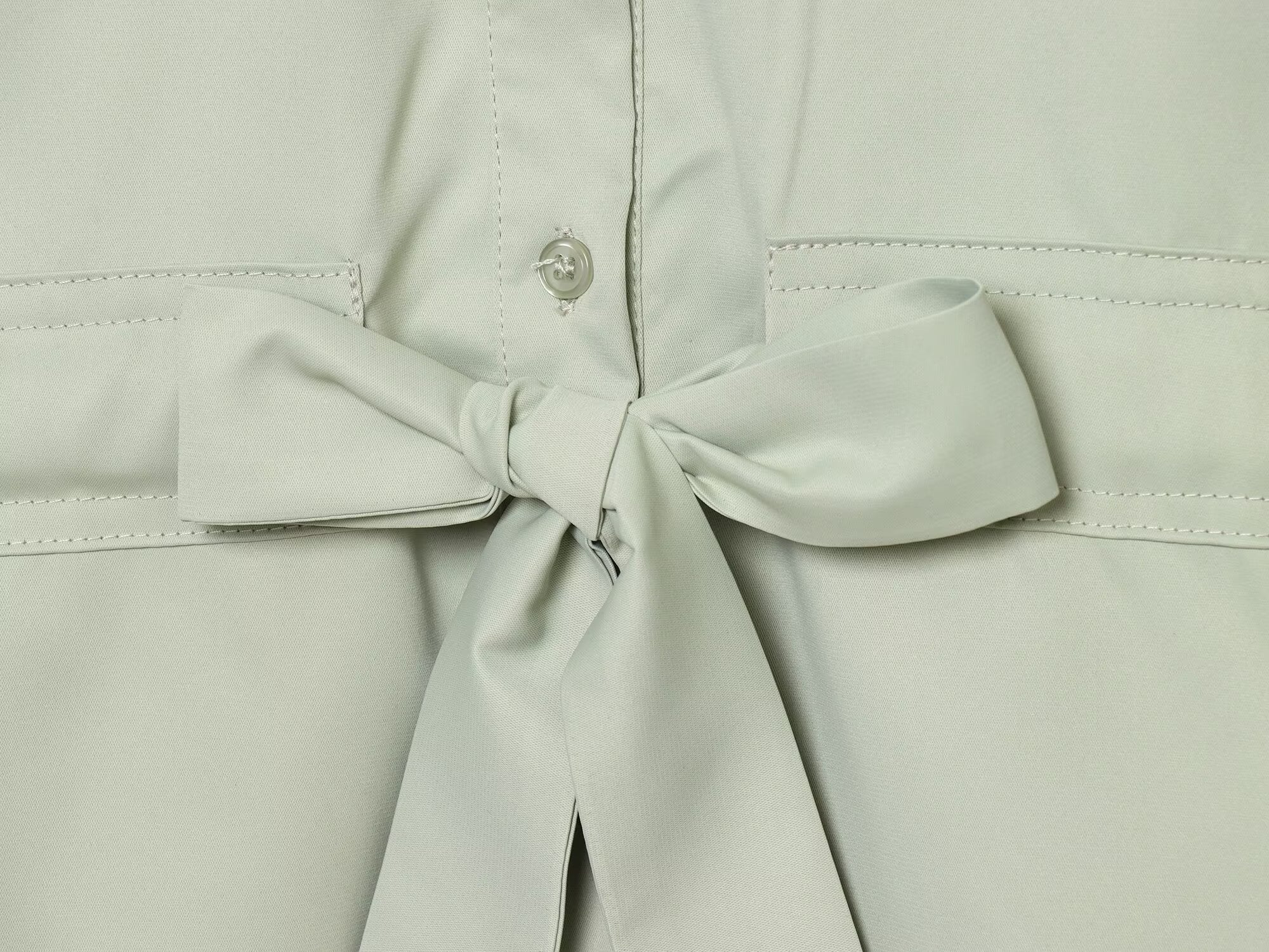 Women's With Belt shirt style jumpsuit