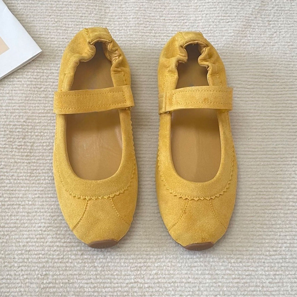 Women's new elastic ballet shoes Mary Jane shoes