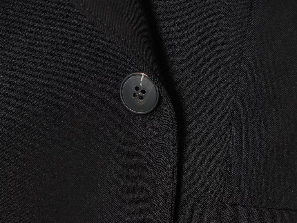 Women's new fashion black double breasted dress style suit jacket