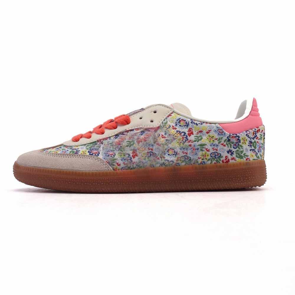 2026 women's new embroidered flower shoes casual sports shoes have a shoe box