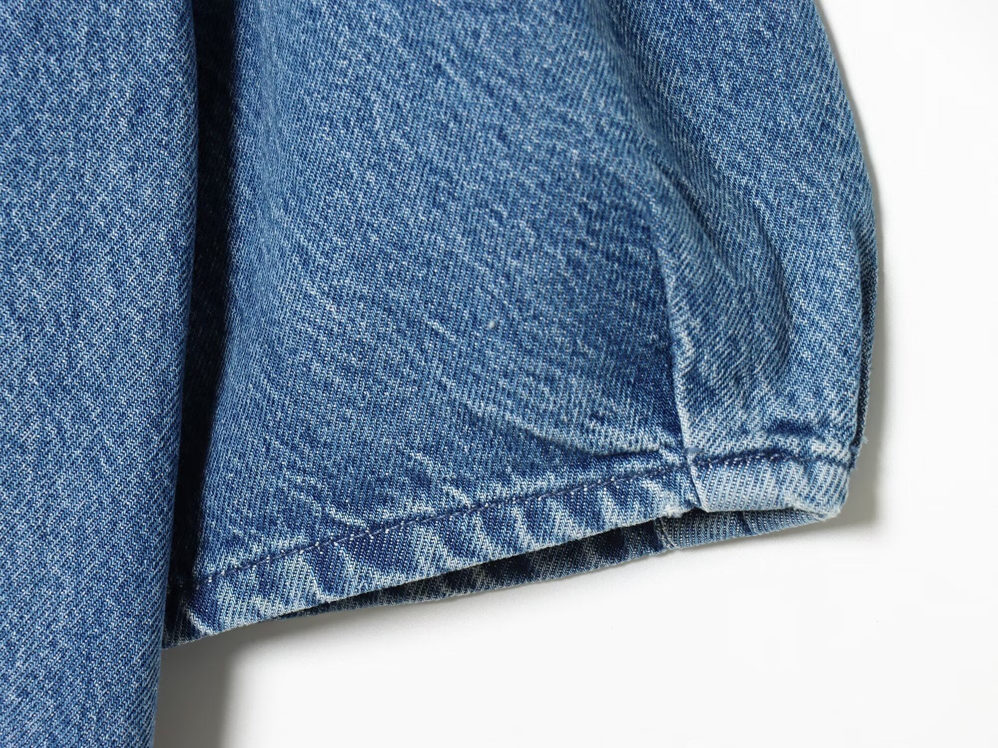 Women's flared skirt hem backless denim dress