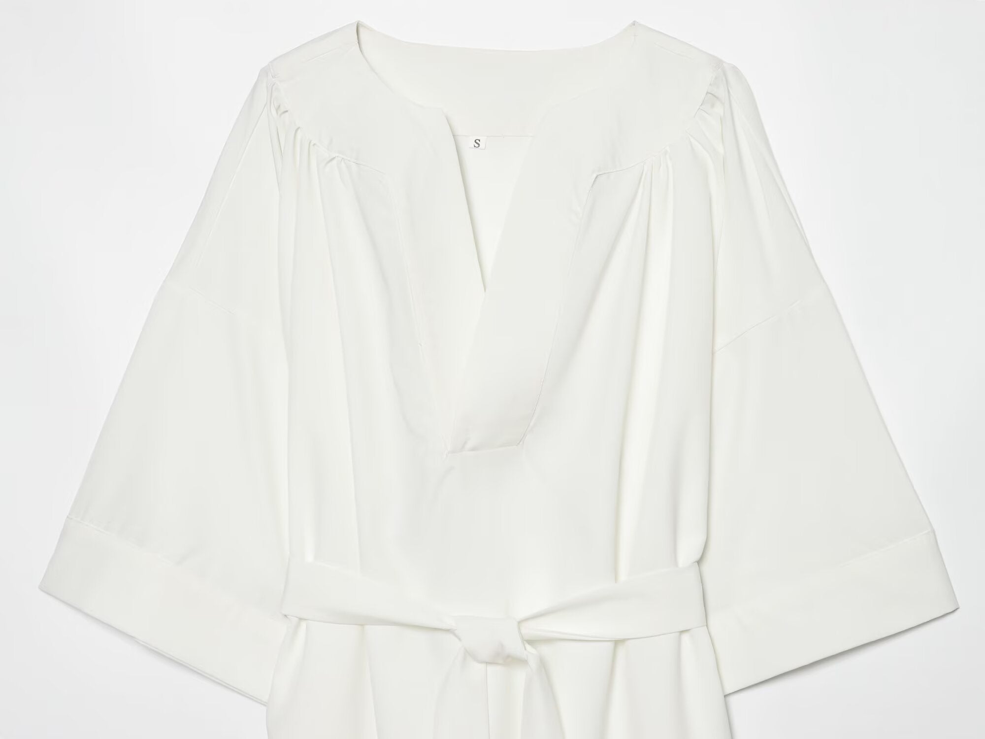Women's With Belt loose long shirt style dress