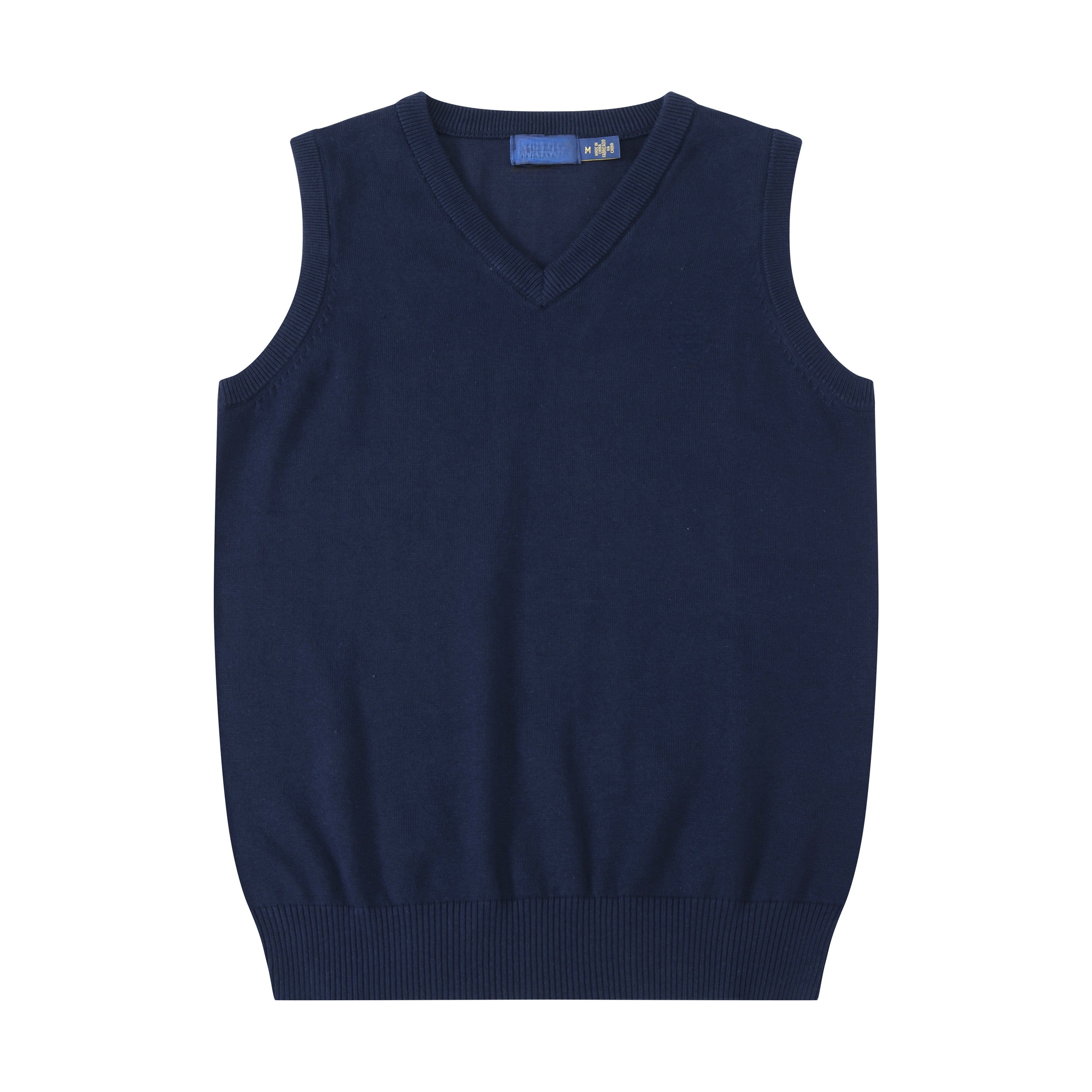 New style casual versatile thin embroidered V-neck knitted vest for men and women