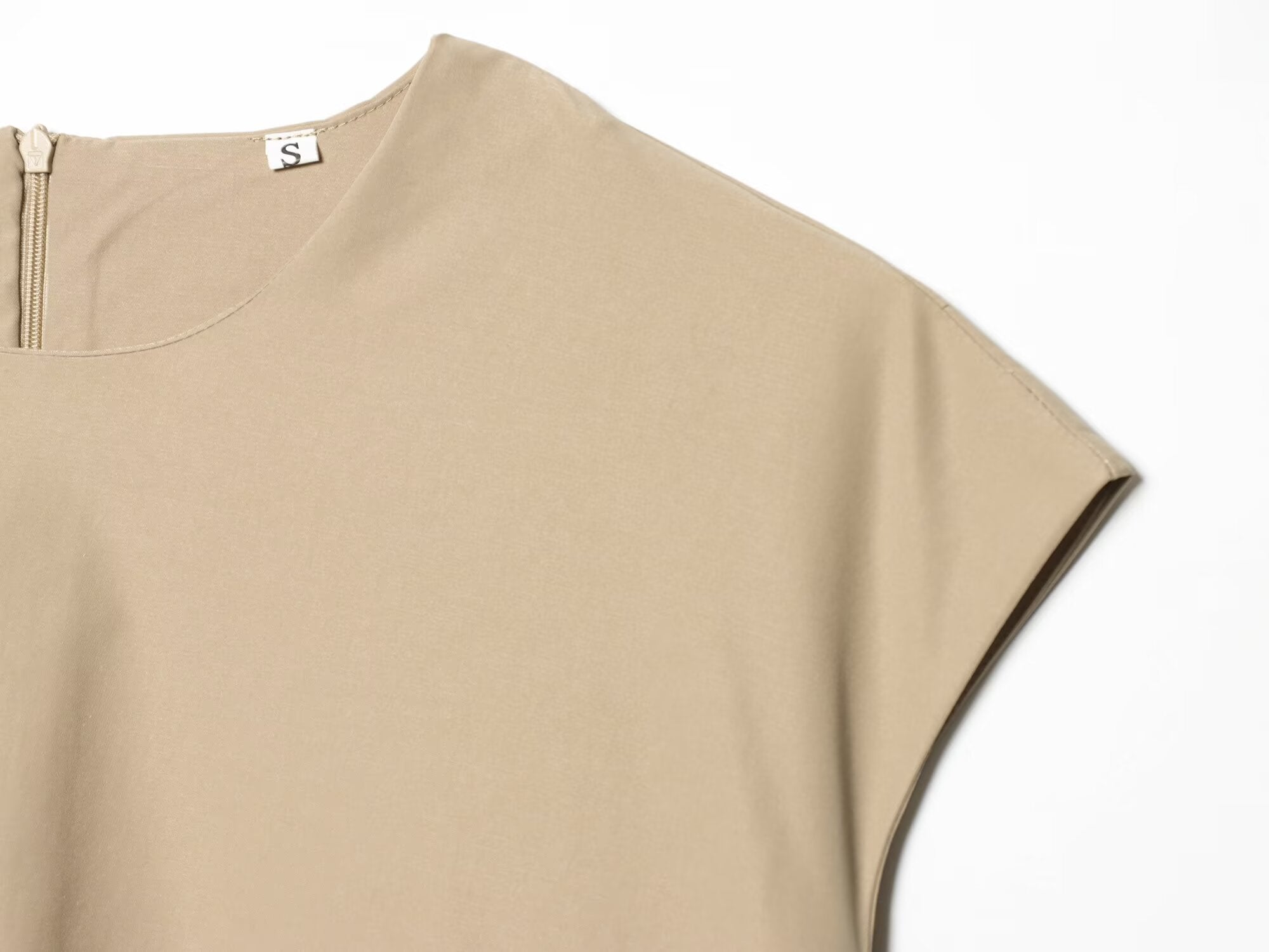 Women's loose O Neck mini dress