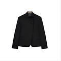 Women's breasted decorative high neck Blazer Coat