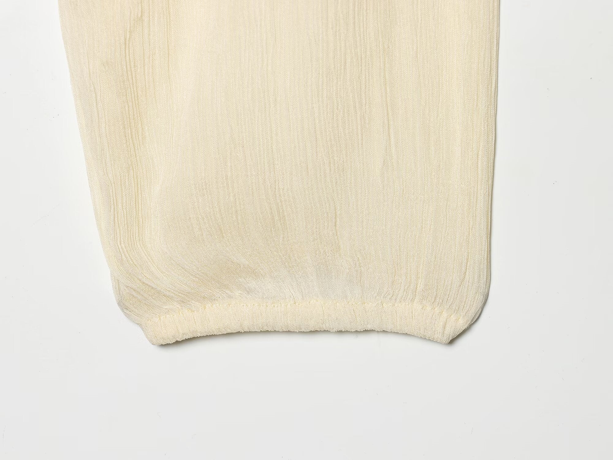 Women's slim V-neck lace chiffon shirt