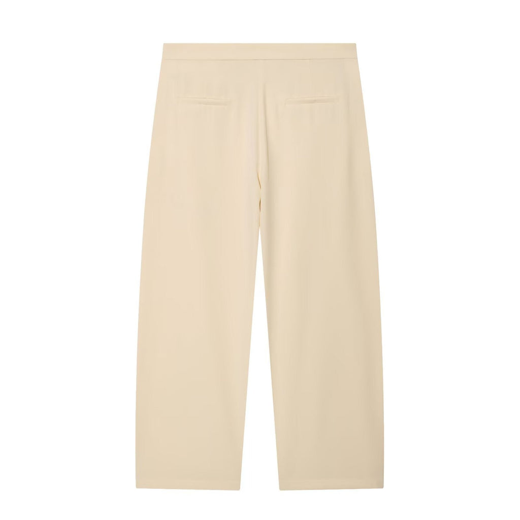 Women's front cross design casual pants