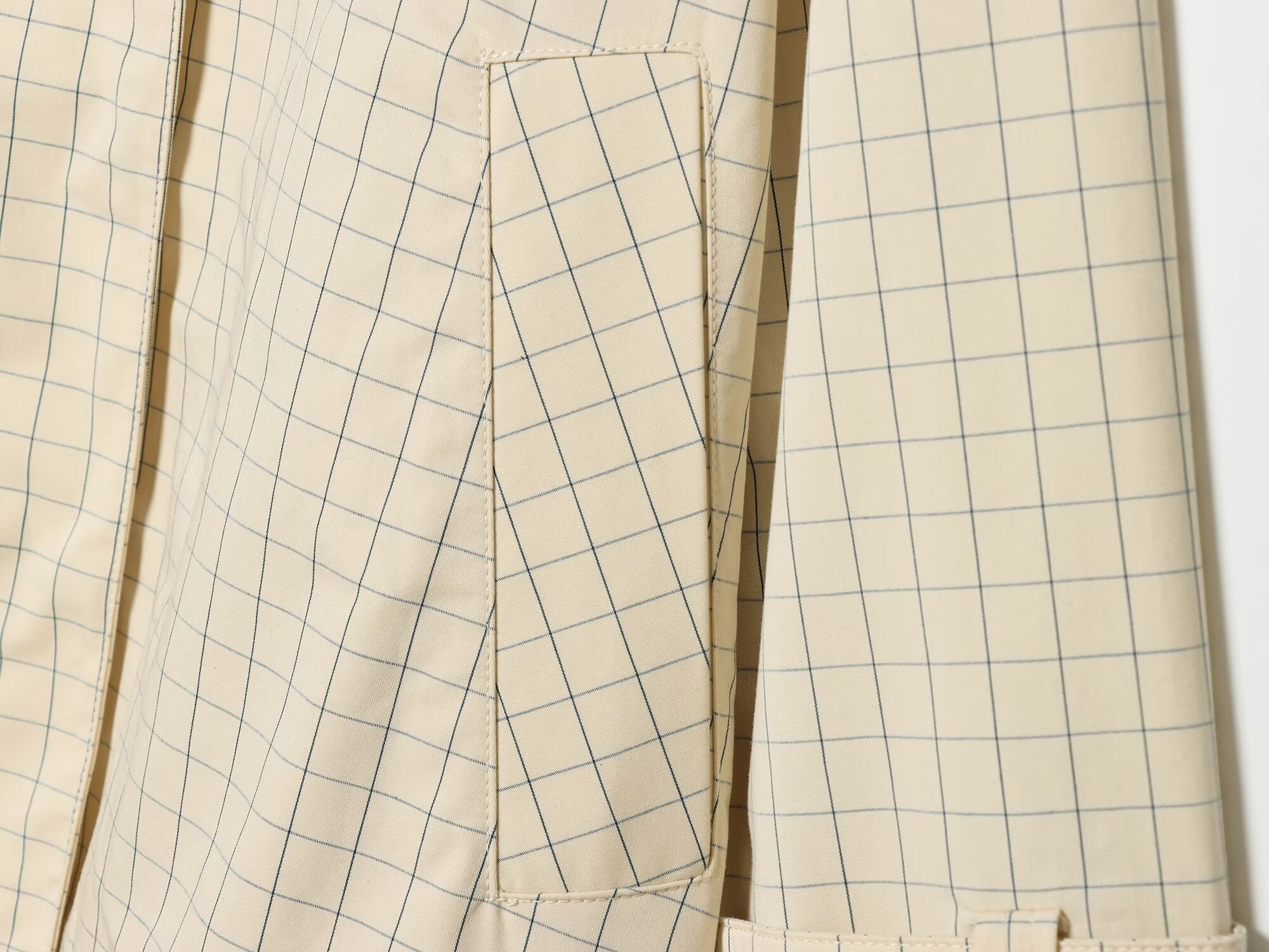 Women's loose plaid contrasting collar jacket