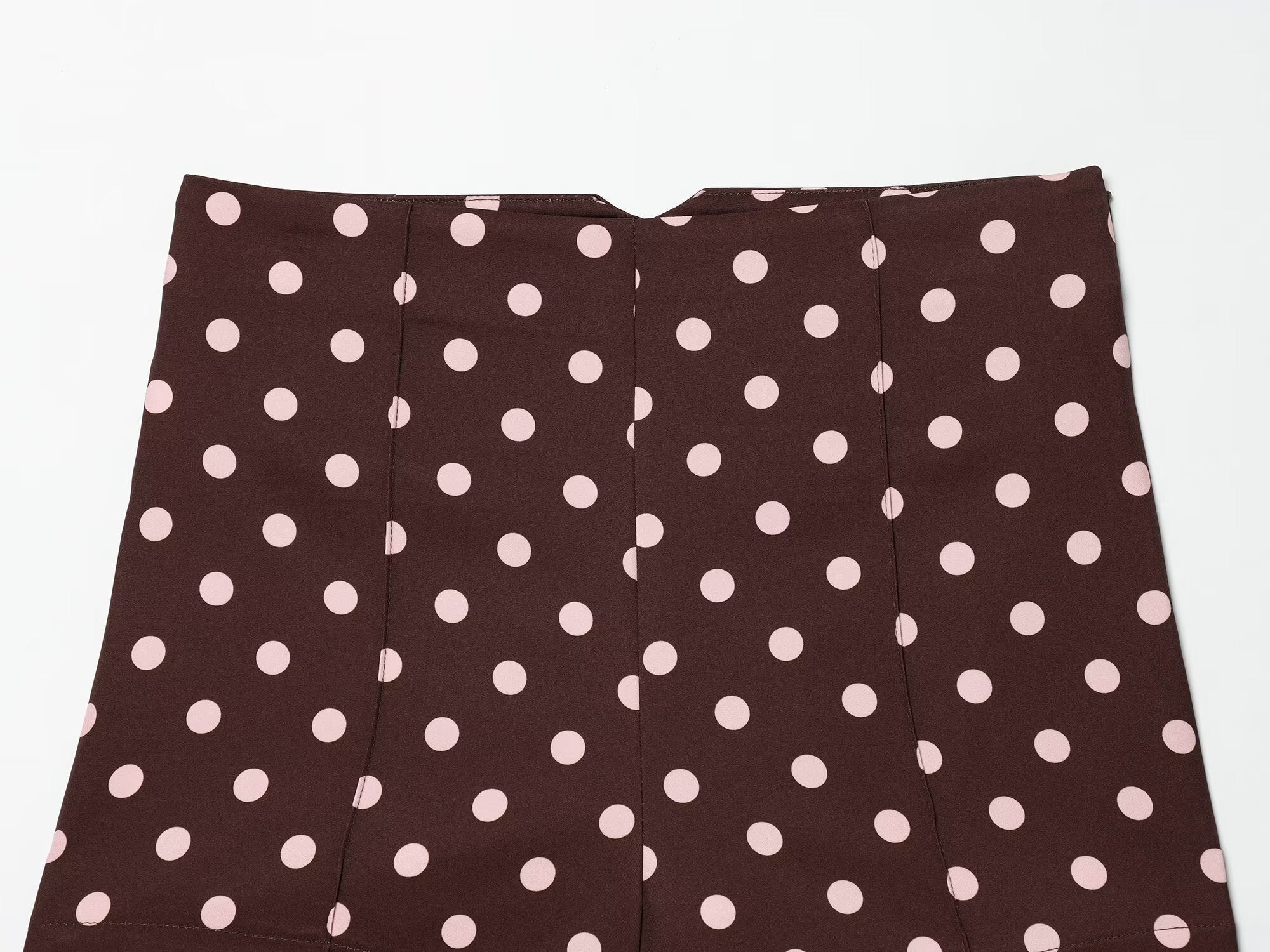 Women's high waisted casual polka dot shorts