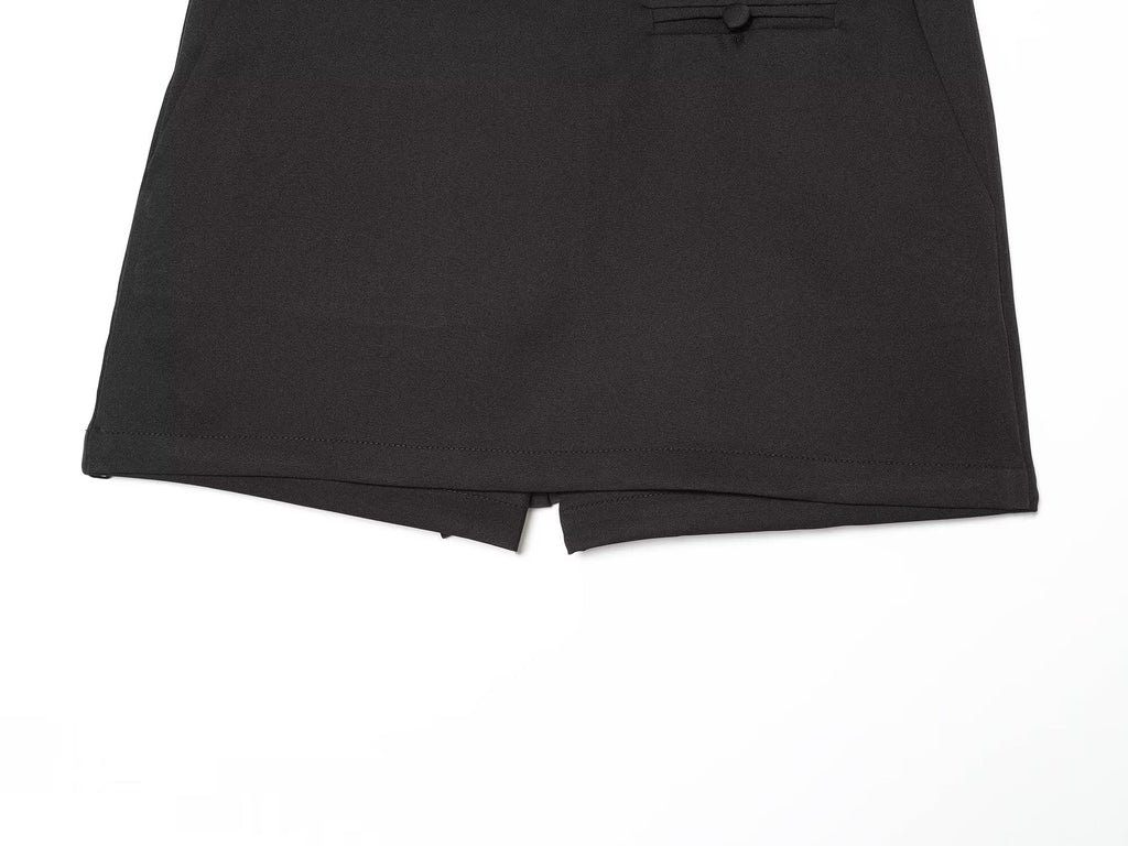 Women's pocket decoration casual Shorts Skirts