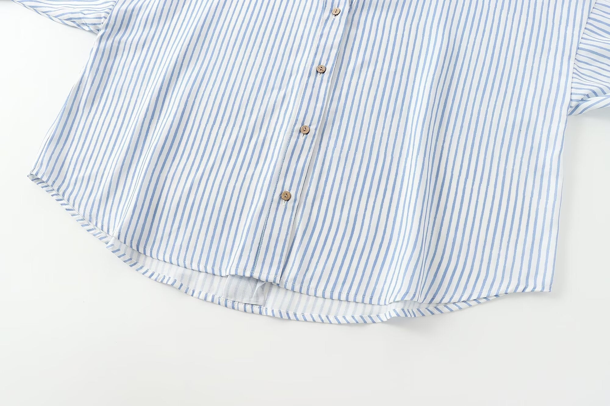 Women's 2026 Linen Blended Wide Sleeve Shirt