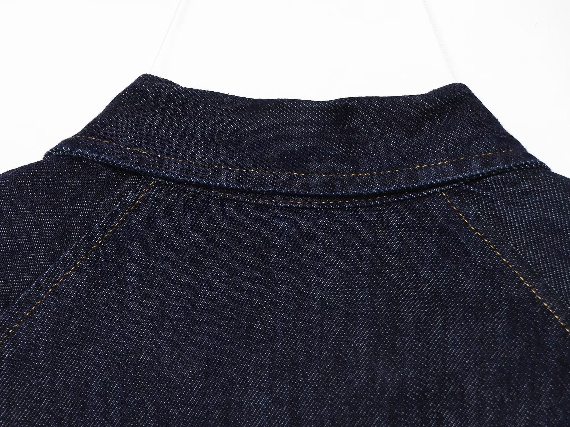 Women's rope knot decorative denim Coat