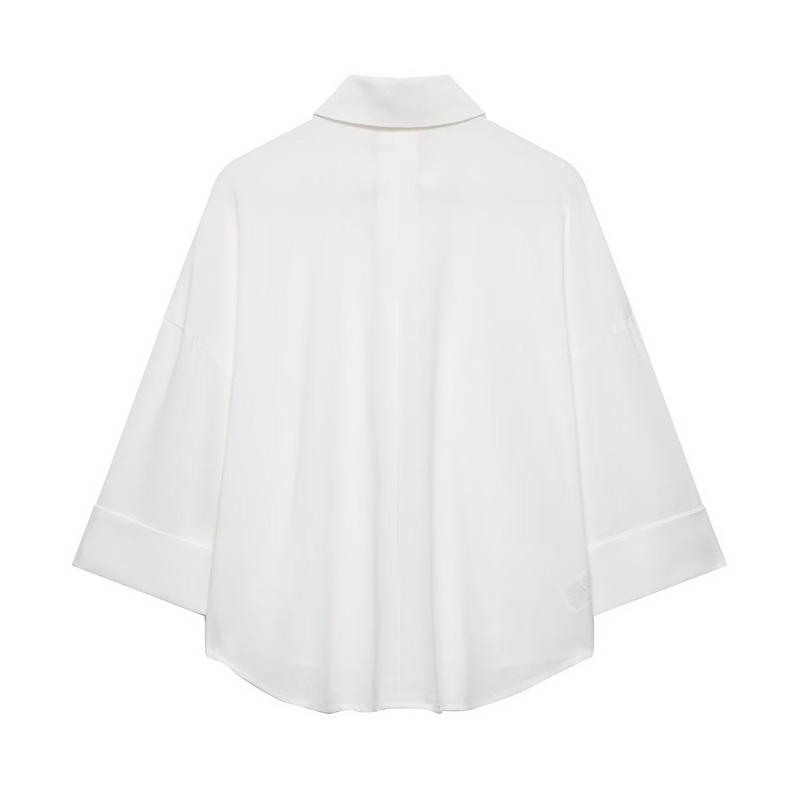 Women's casual lapel button up shirt
