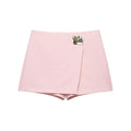 2026 Women's slim asymmetrical culottes