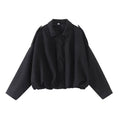 Women's 2025 new fashion loose suede leather texture jacket Coat