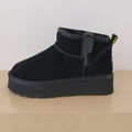 Women's platform zipper snow boots
