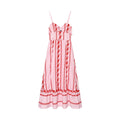 Women's hollowed out embroidered suspender dress