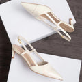 Women's new patent leather pointed high heels
