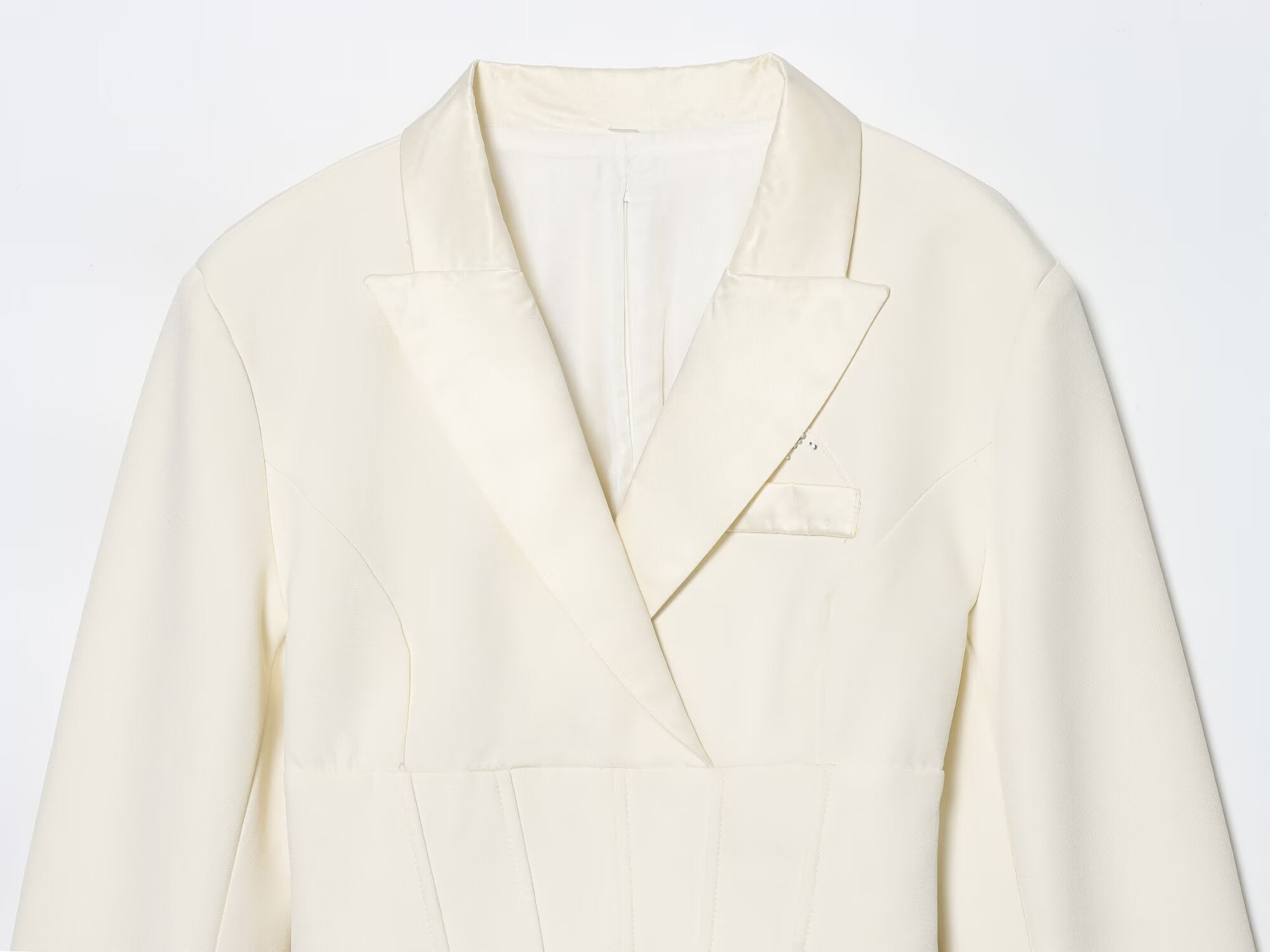 Women's patchwork lapel Blazer Coat style mini skirt